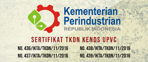 Sertifikat TKDN KENDS UPVC